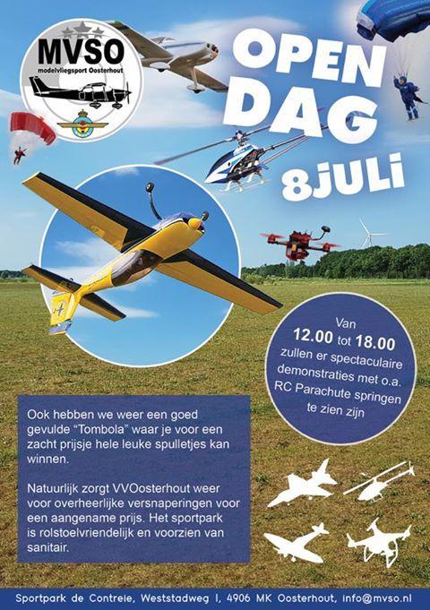 Open Dag 8 juli | Modelvliegsport Oosterhout